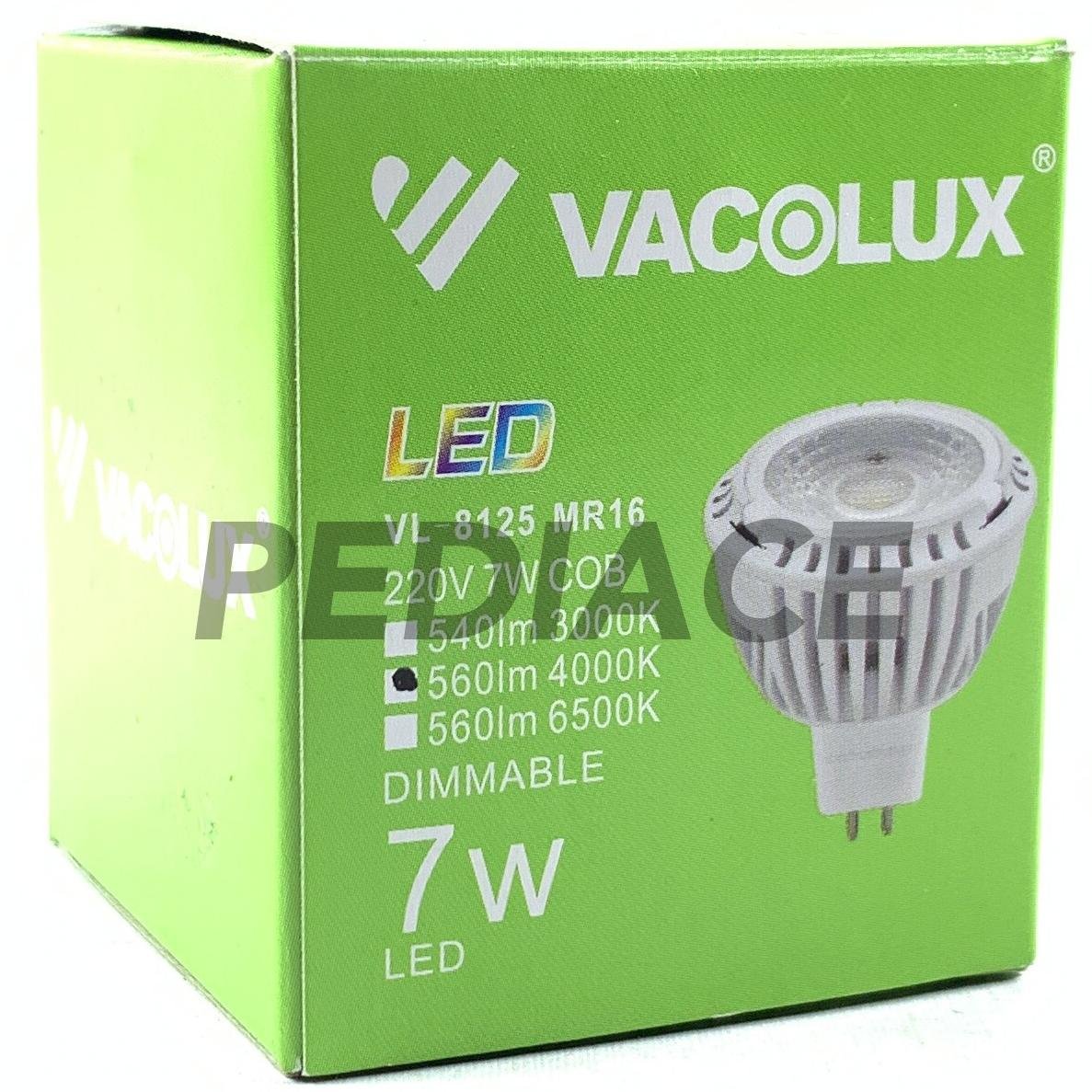 Lampu LED COB Spotlight 7 Watt 220V Natural White 4000K Fitting Mr16