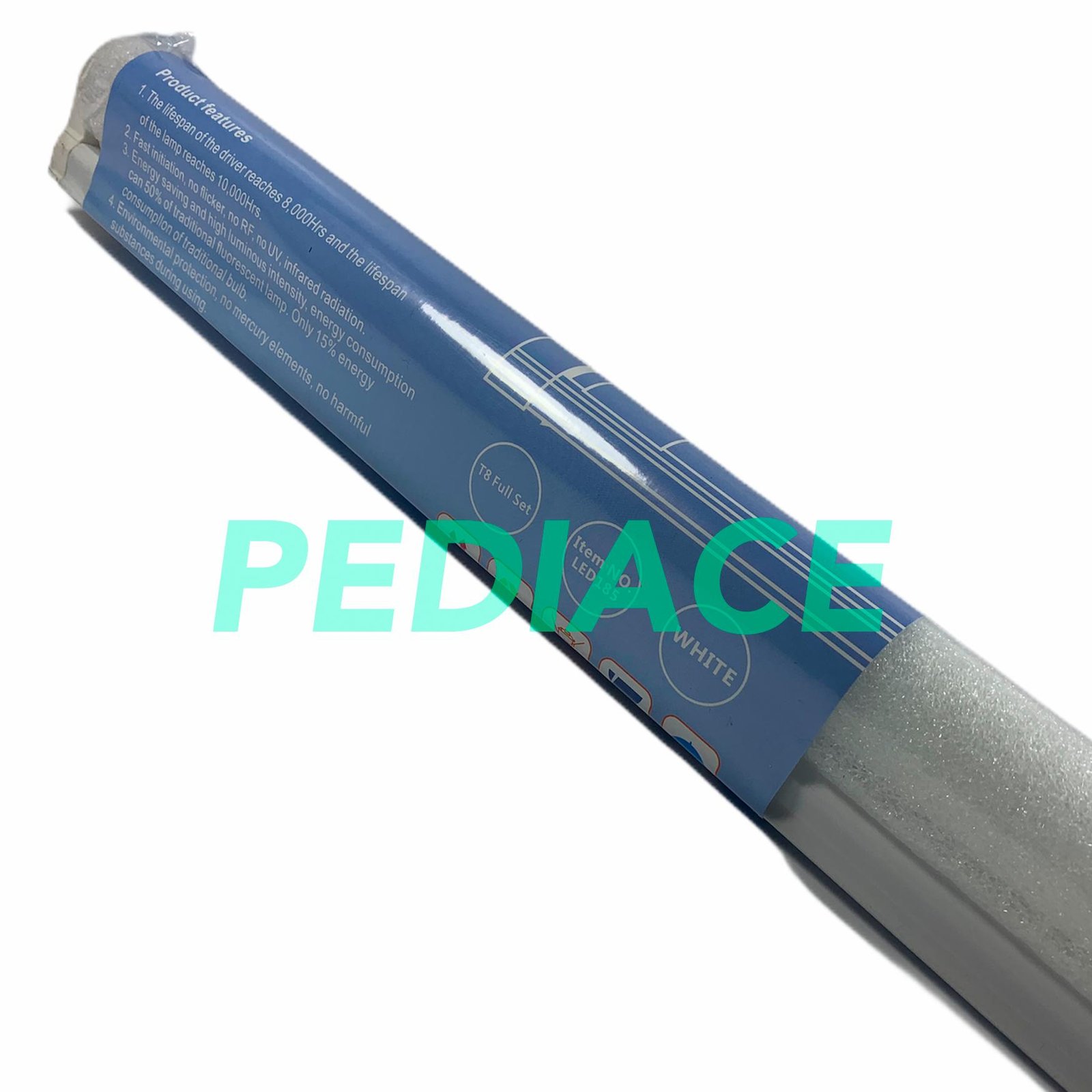 Lampu TL T8 Neon LED Tube 18 Watt Putih 6500K Philco 120CM FULL SET - Image 2