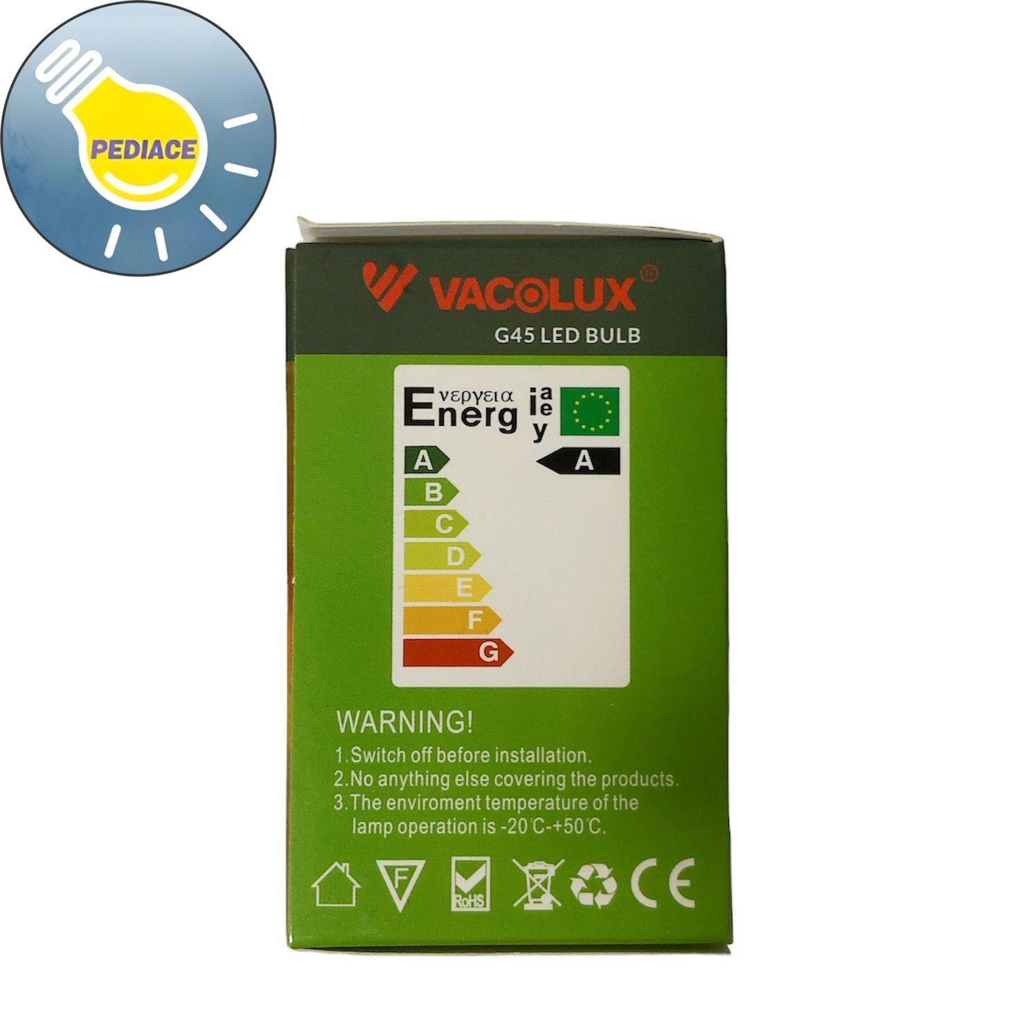 Lampu LED Bulb 2 Watt E27 VACOLUX G45 Filament VL-8102 Warmwhite 3000K - Image 4