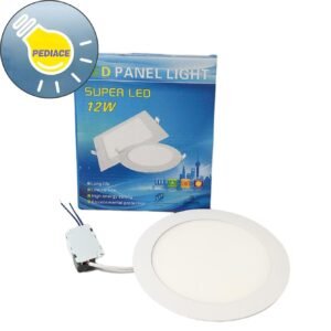 Lampu LED Panel Light Bulat 12W SUPER LED Inbow SNI - WARMWHITE 3000K