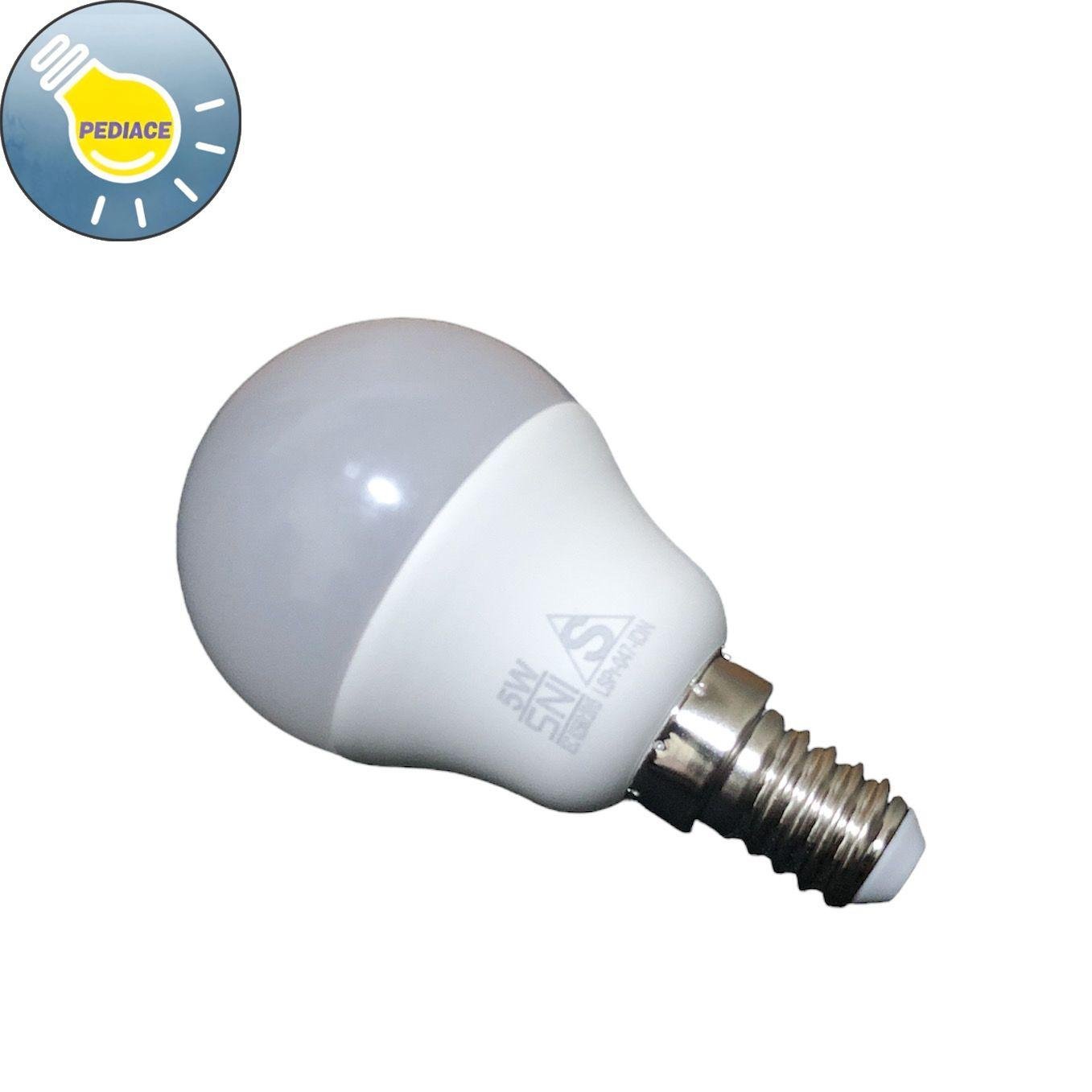 Lampu LED Bohlam 5W E14 MIDEA 5 Watt Cahaya Kuning 3000K 420lm - Image 3