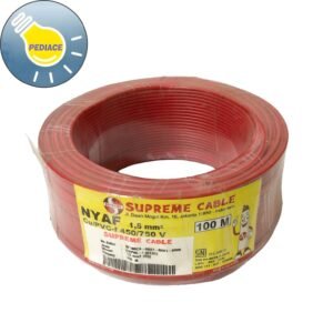Kabel Serabut NYAF 1.5mm SUPREME Warna Merah 1 Roll 100M