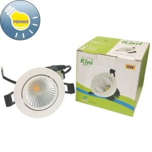 Lampu Plafon LED Downlight 6W KIM COB 6 Watt Inbow Cahaya Kuning 3000K