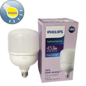 Lampu LED 45W E27 PHILIPS T Force Essential 45 Watt Cahaya Putih 6500k
