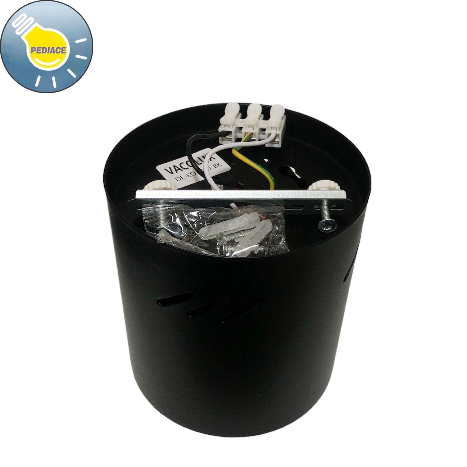 Kap Lampu Downlight Outbow Tempel OB Bulat Hitam 3" 3 Inch Fitting E27 - Image 3