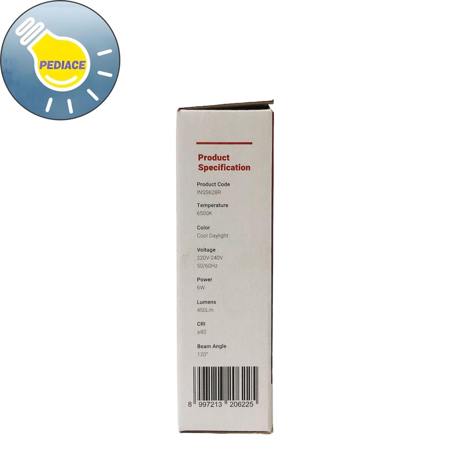 Lampu LED Panel Light Bulat 6Watt Inlite Outbow SNI COOLDAYLIGHT 6500K - Image 4