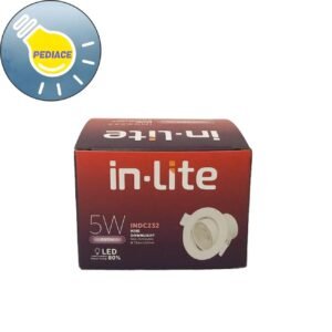 LAMPU LED SPOTLIGHT MINI DOWNLIGHT INLITE 5 WATT INDC232 - Putih 6500K