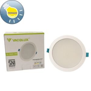 Lampu LED Downlight 18W VACOLUX VL-1802R Bulat Inbow - Changeable CCT