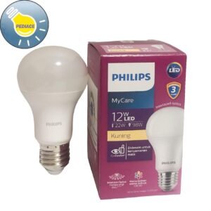 Lampu Bohlam LED 12 Watt E27 PHILIPS MyCare Cahaya Kuning 3000K