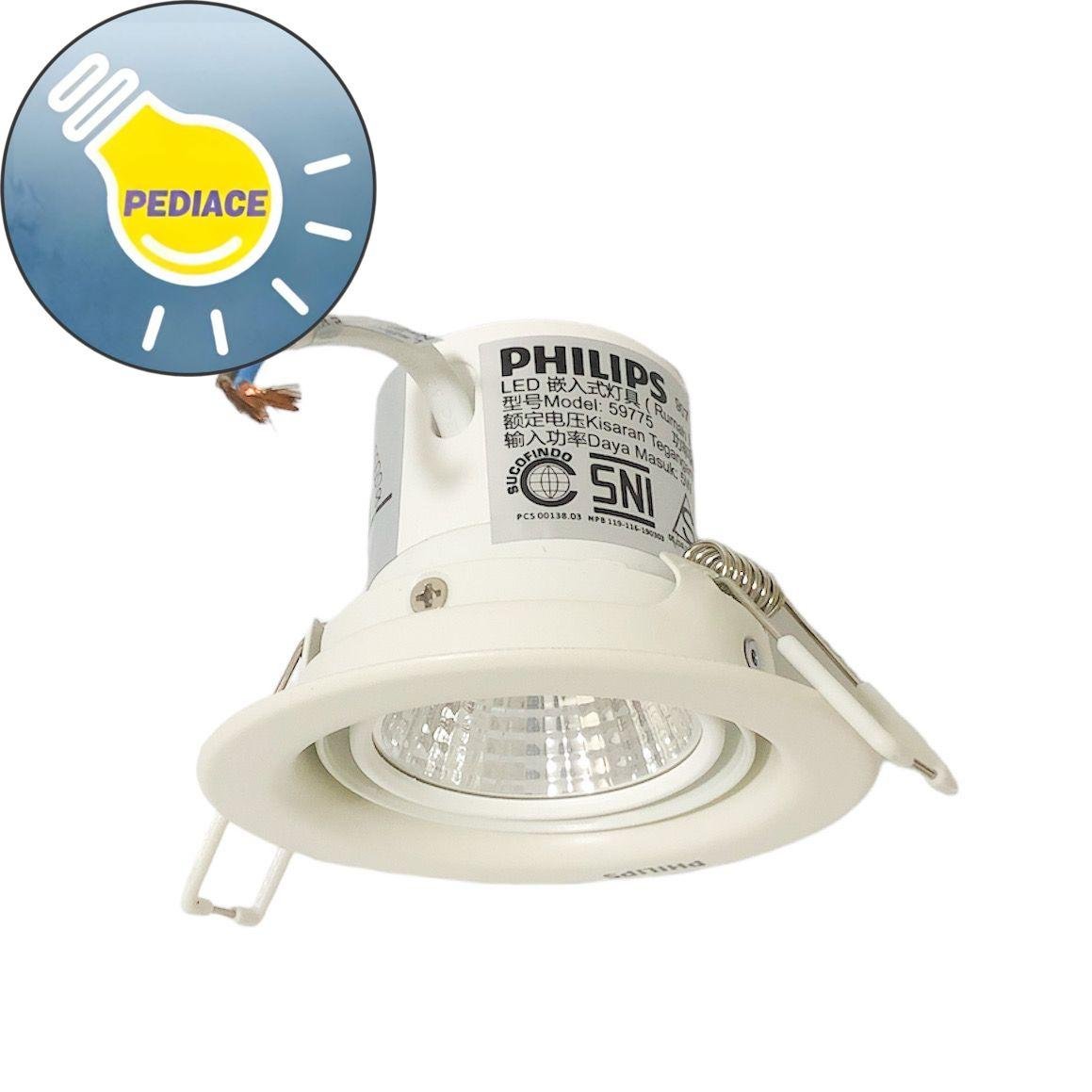 Lampu Downlight LED Spotlight 5W PHILIPS Recessed Spot Pomeron 4000K - Image 3