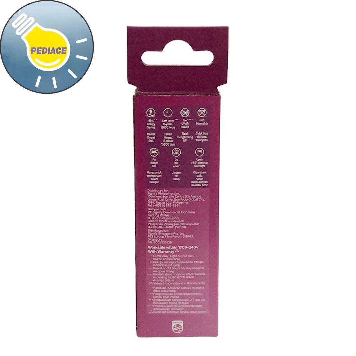 Lampu LED 7.5W E27 PHILIPS MyCare 7.5 Watt Cool White 4000K - Image 5