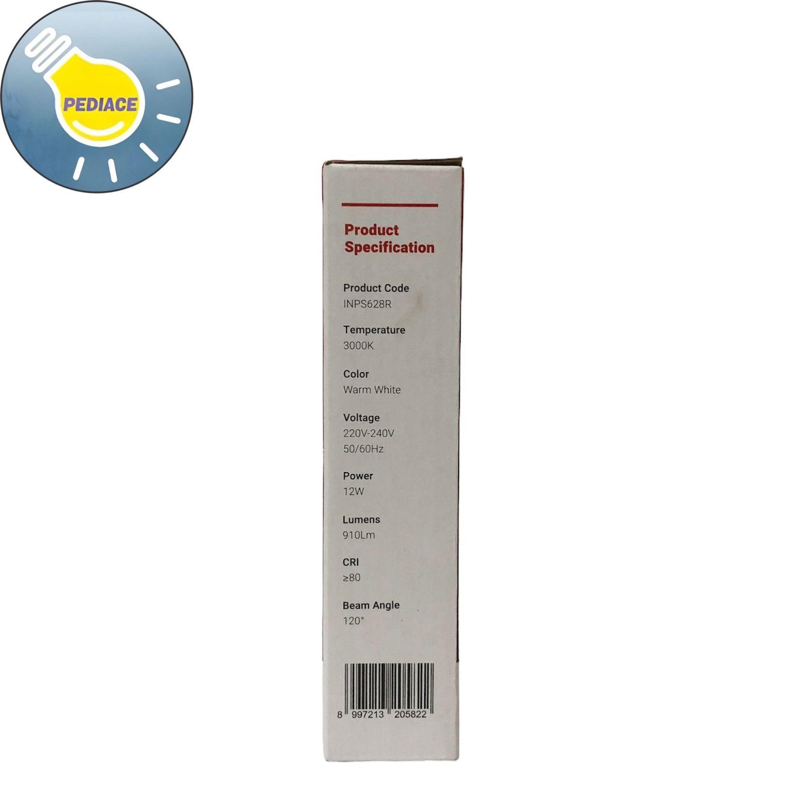 Lampu LED Panel Light Bulat 12W Inlite Inbow SNI - WARM WHITE 3000K - Image 4