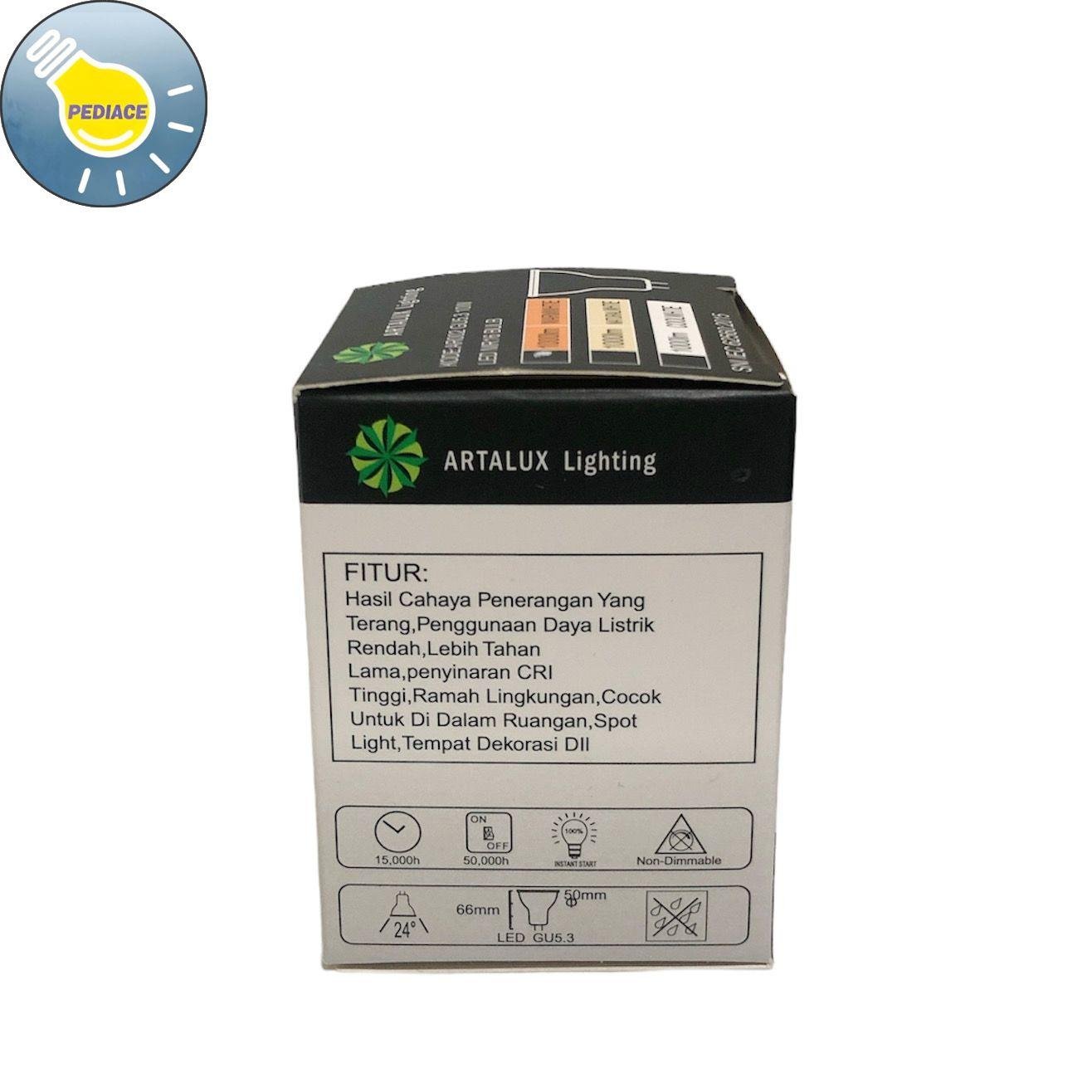 Lampu LED MR16 Bulb COB 10W ARTALUX AR002 GU5.3 Warmwhite / Kuning 3000K 1000lm - Image 4