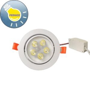 Lampu LED Downlight Inbow Tanam 5 Watt 5 Mata Putih / White 6400K