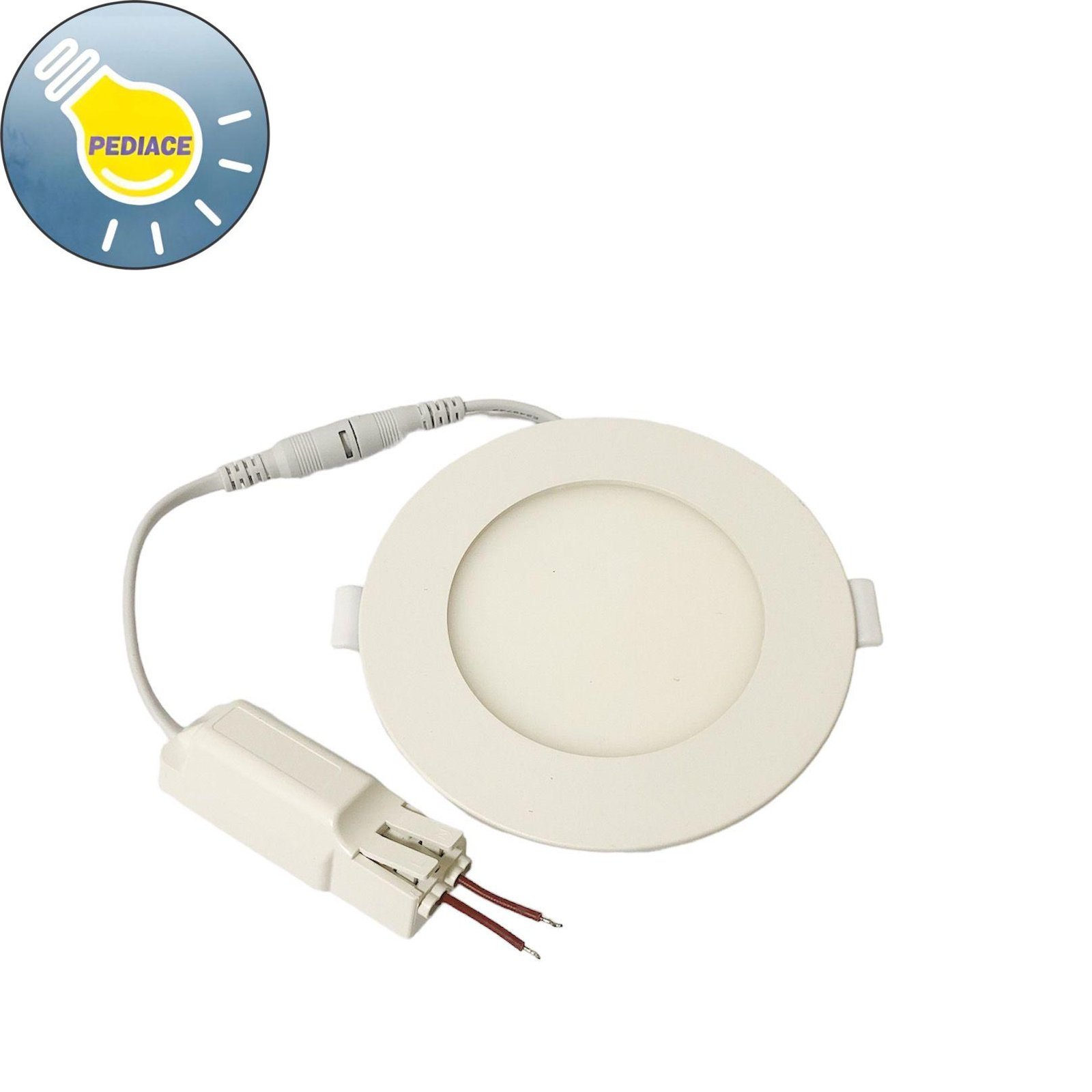 Lampu LED Panel Light Bulat 6 Watt Inlite Inbow SNI - WARM WHITE 3000K - Image 2
