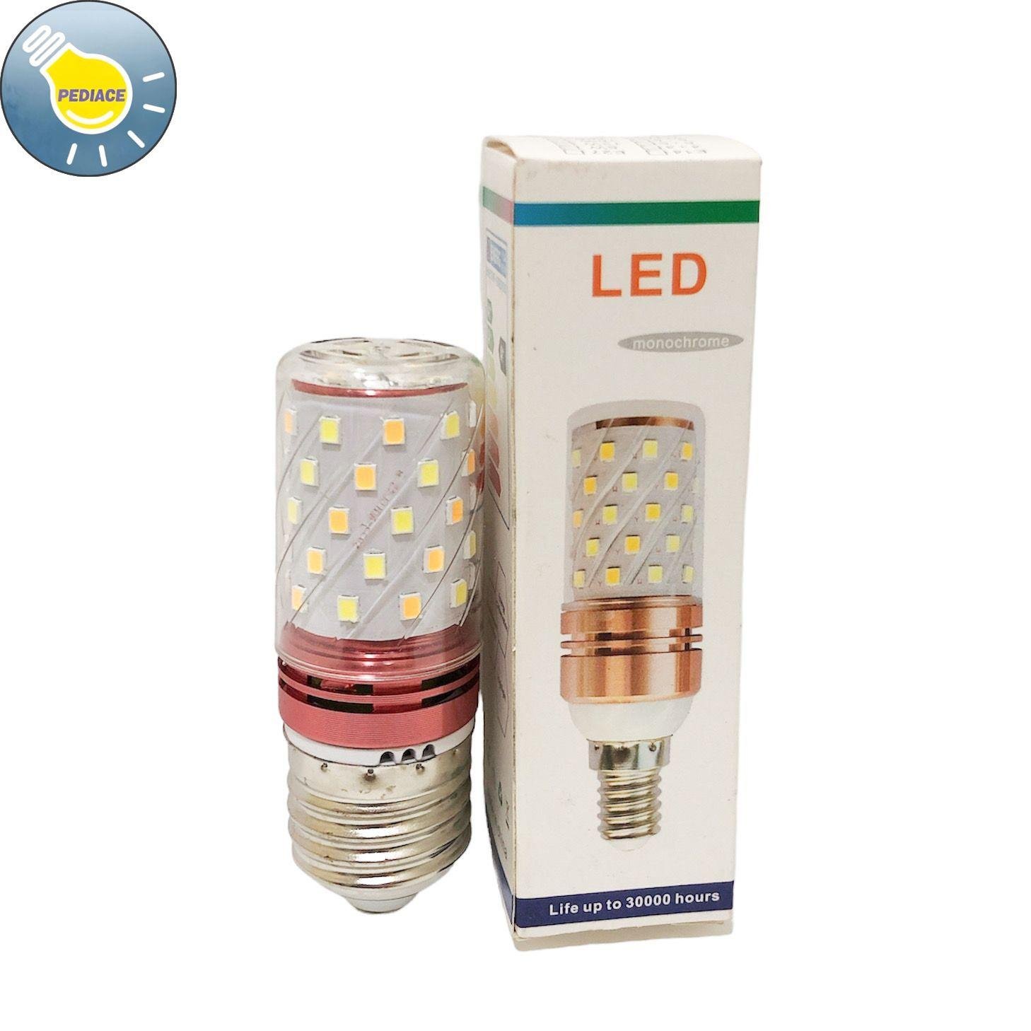 Lampu Candle LED 12 Watt Fitting E27 3 Warna 3 Color Lamp Tricolor