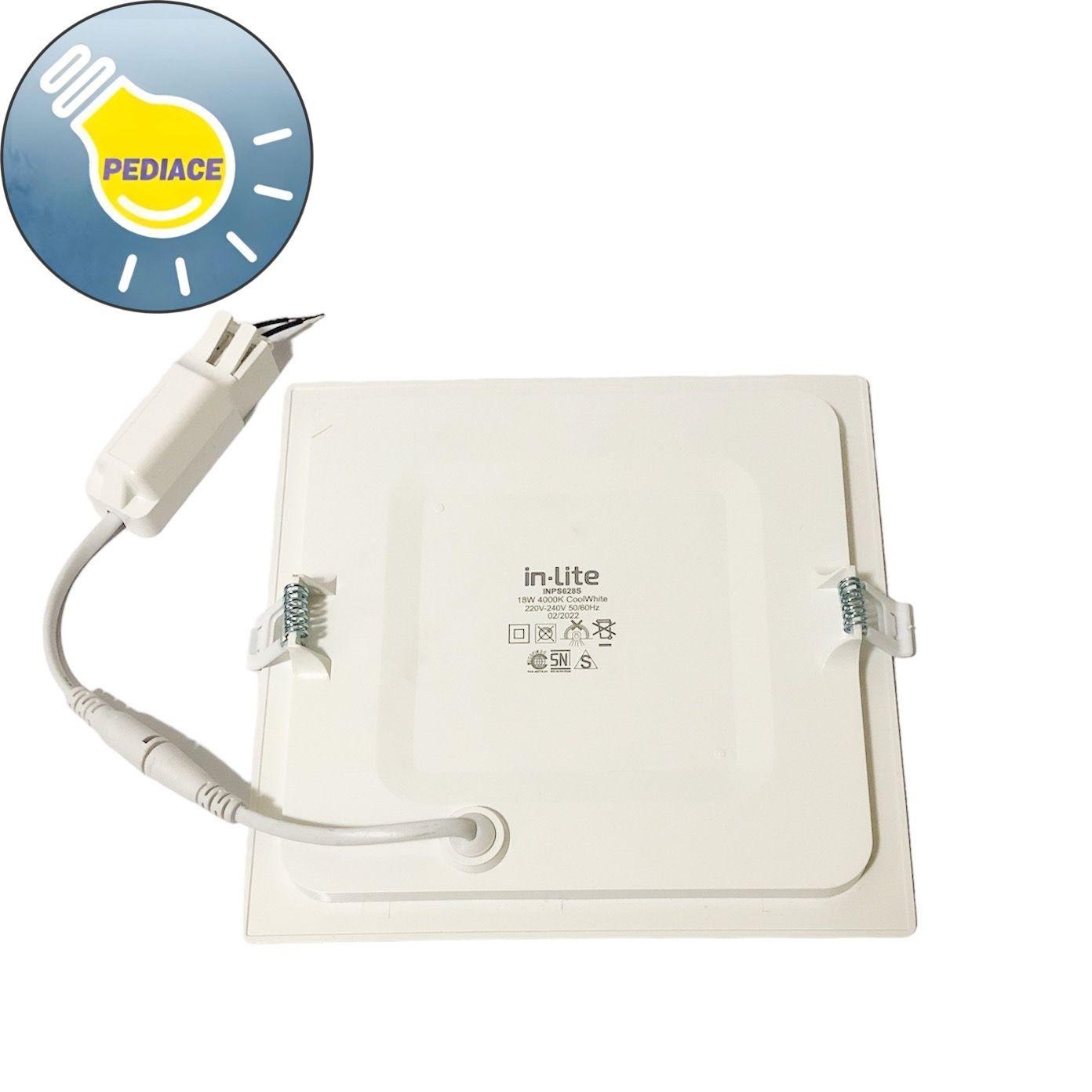 Lampu LED Panel Light Kotak 18W Inlite Inbow SNI - COOL WHITE 4000K - Image 3