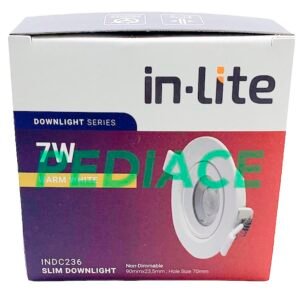 Lampu LED Slim Downlight Sorot Inbow IN-LITE 7 Watt - 3000K Warm White