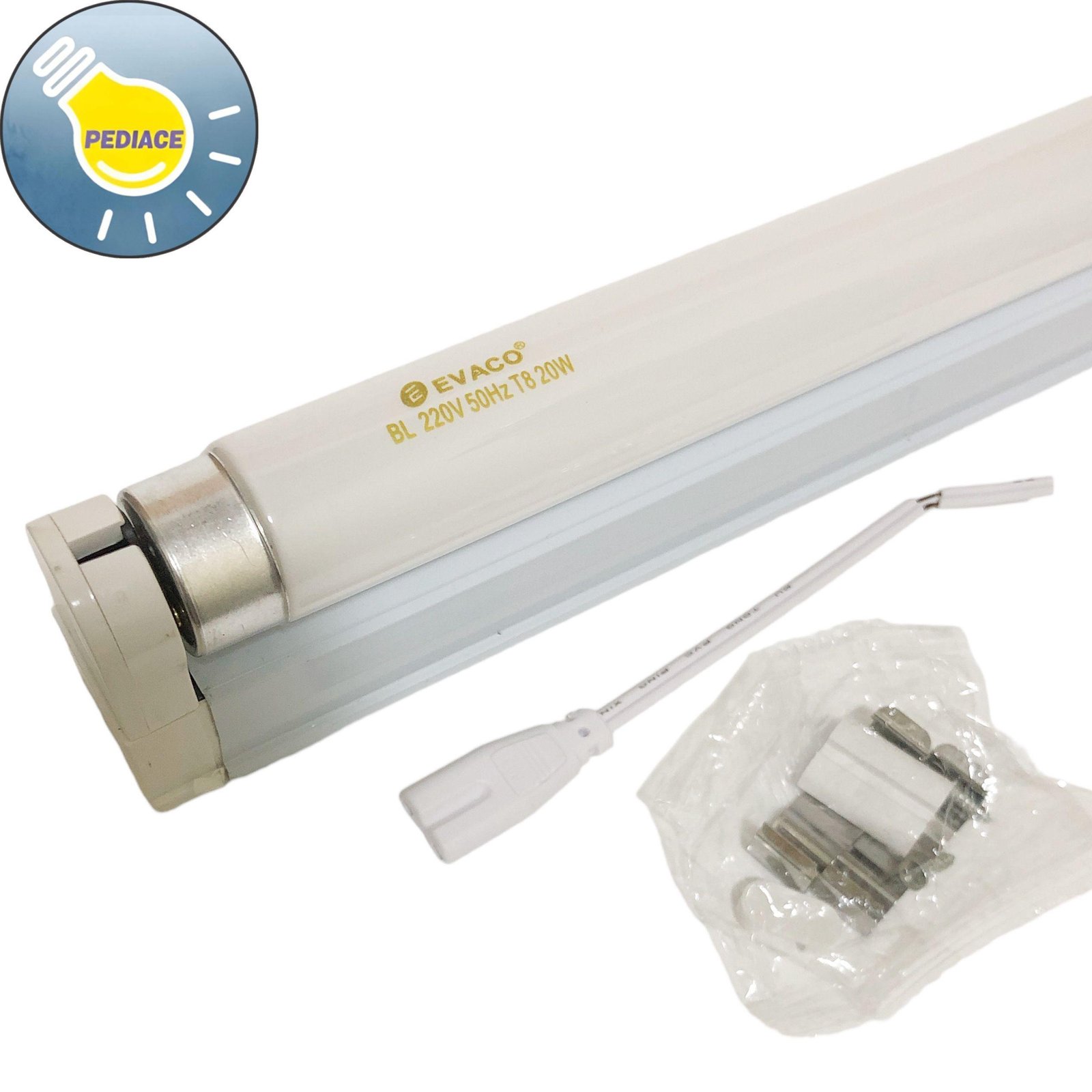 Lampu UV Nyamuk UVA UV-A Ultraviolet BL T8 20W SET KOMPLIT 61.5cm - Image 2