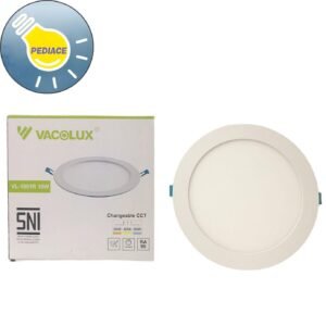 Lampu LED Panel Light 18W VACOLUX Bulat Tanam / Inbow Changeable CCT