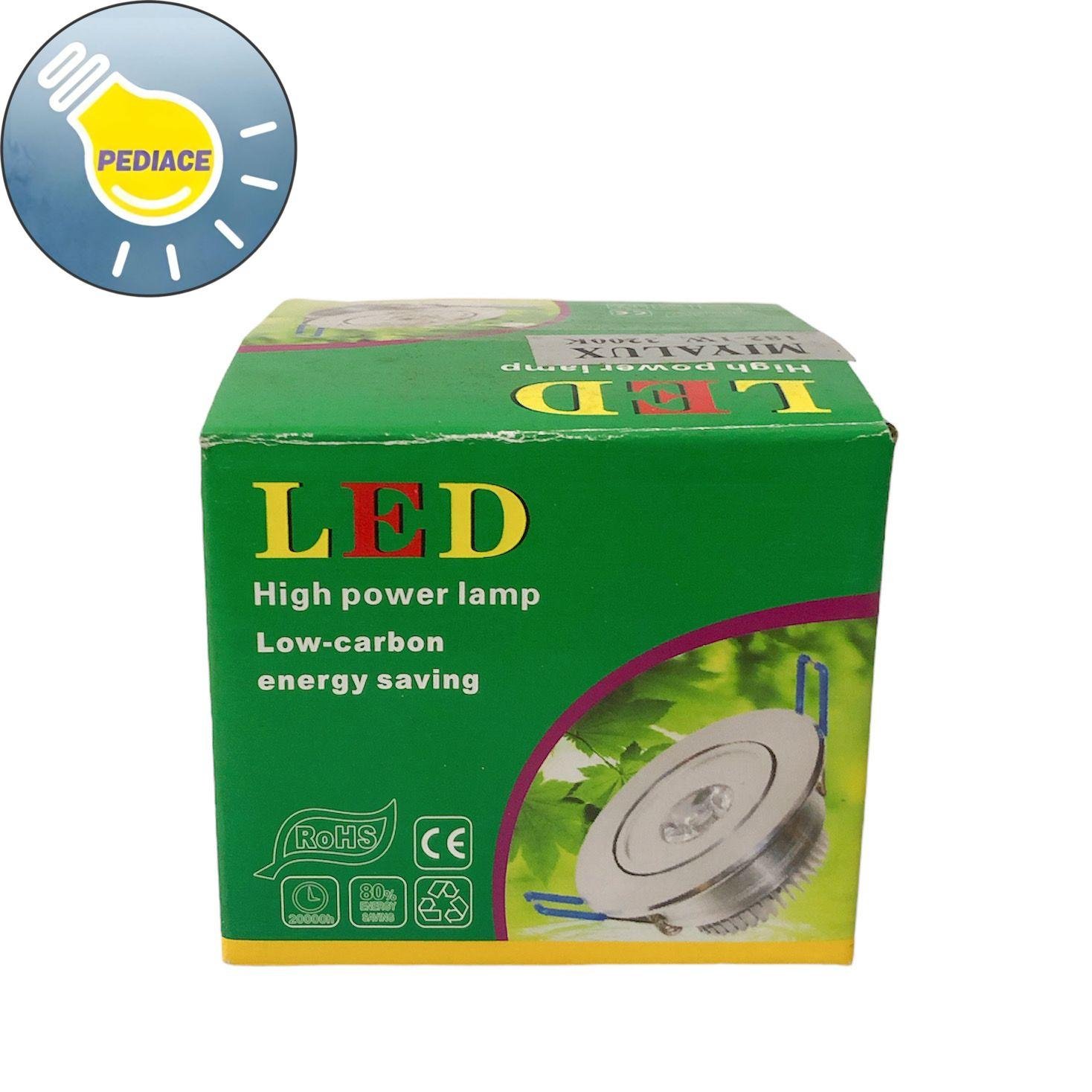 Lampu LED Spotlight Sorot 1 Watt MIYALUX 182 Cabinet Light Warm White - Image 3