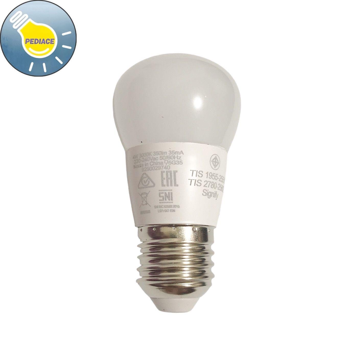 Lampu Bohlam LED 4 Watt E27 PHILIPS MyCare Warm White / Kuning 3000K - Image 3