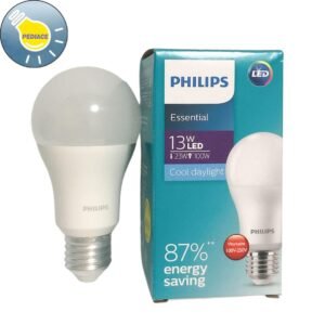Lampu Bohlam LED 13 Watt E27 PHILIPS Essential Cool Daylight / Putih