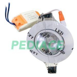 Lampu Downlight LED COB 7W Miyalux Body Putih Model MY-1307 2,5 inch