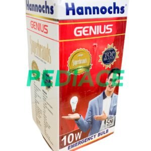 Lampu Emergency Bulb 10 Watt E27 Hannochs Genius AC/DC CAHAYA PUTIH