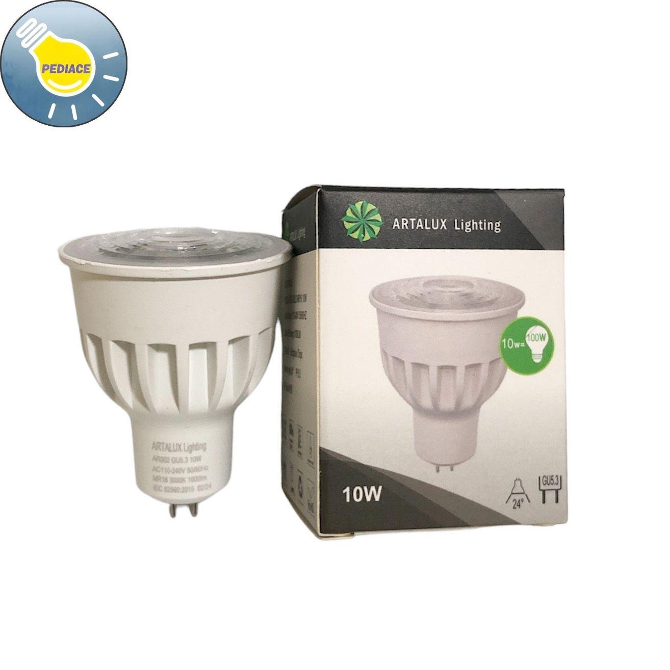 Lampu LED MR16 Bulb COB 10W ARTALUX AR002 GU5.3 Warmwhite / Kuning 3000K 1000lm