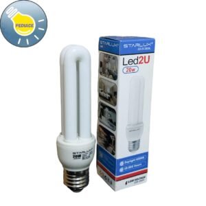 Lampu LED 20W E27 Starlux ST-2U20DL Led2U 20 Watt Cahaya Putih 6500K