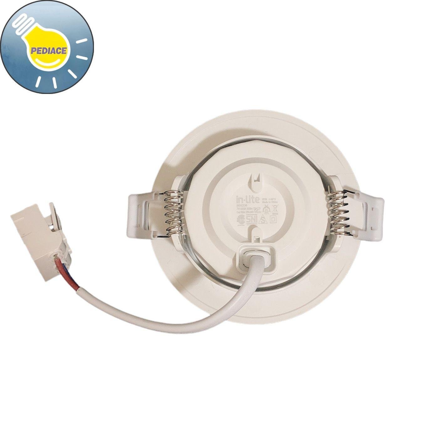 Lampu Slim Downlight 7 WATT Inbow INLITE INDC236 - Semu 4000K - Image 4