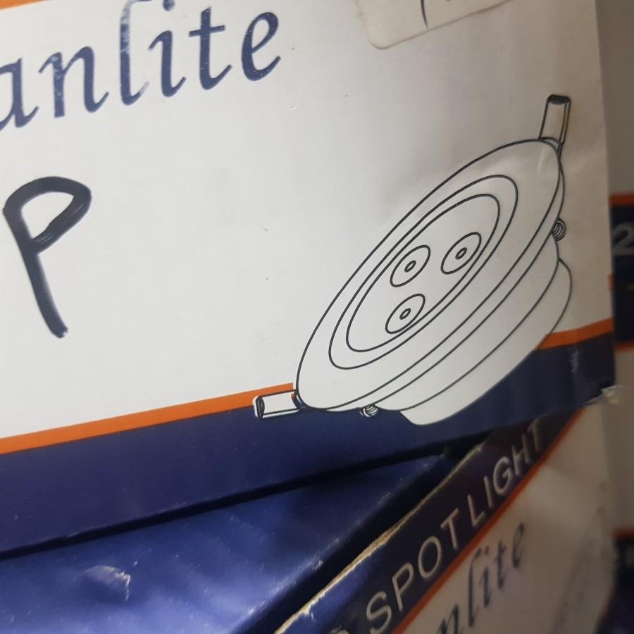 Lampu Downlight LED SpotLight 3W SMD 3mata Hanlite Cahaya Putih - Image 2