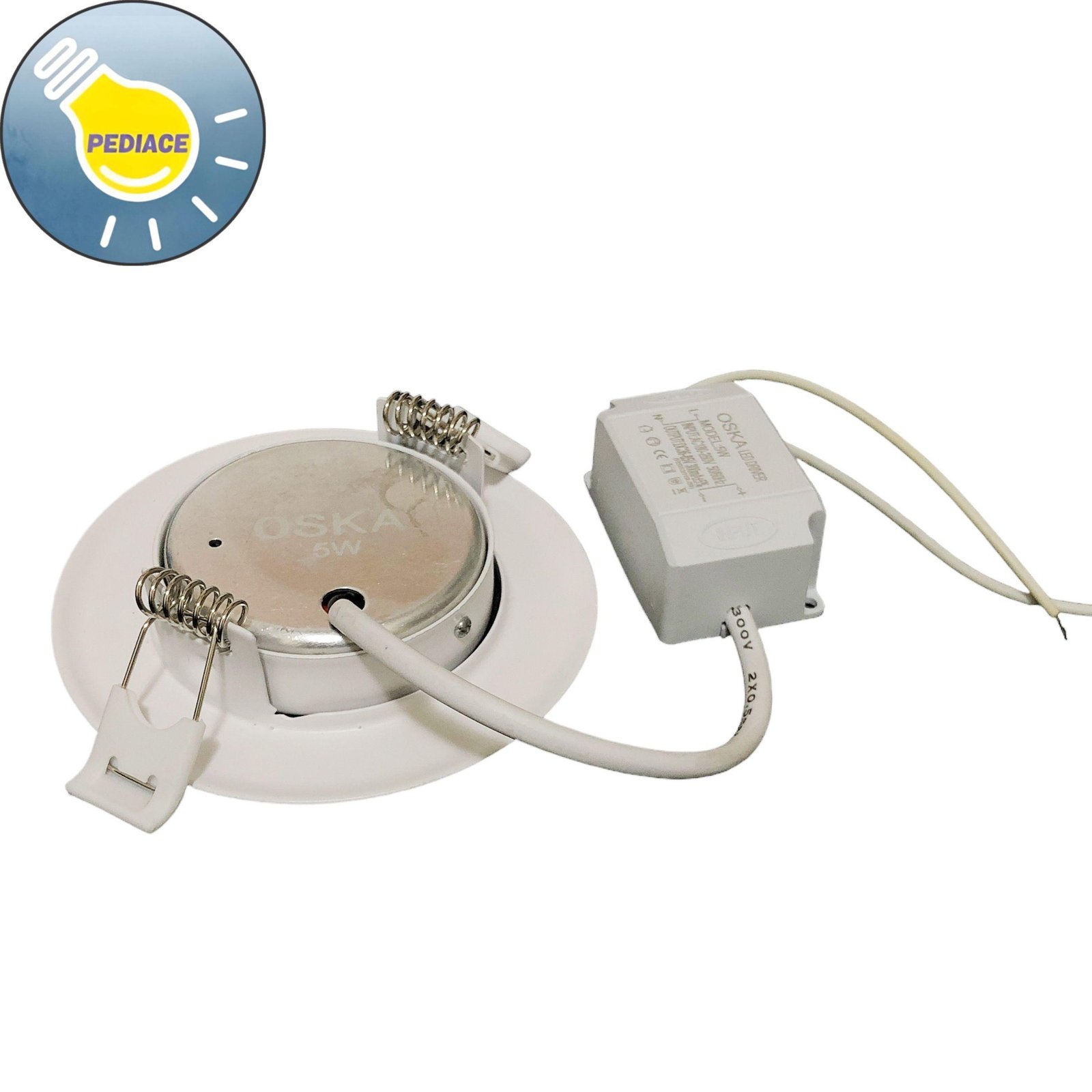 Lampu Downlight 5W OSKA LED COB 5 Watt Ceiling Spotlight 4000K Natural - Image 3