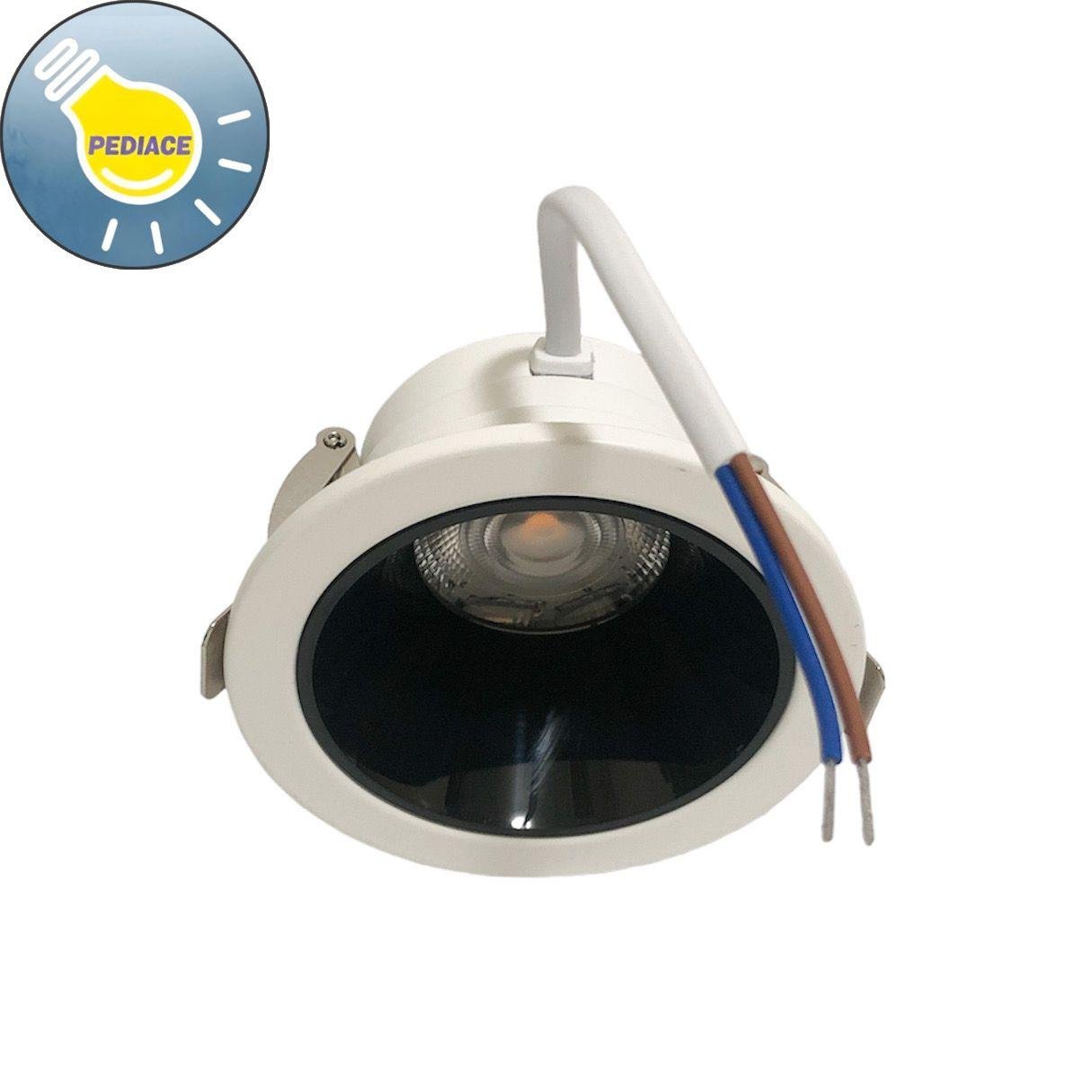 Lampu Downlight Inbow 7 Watt VISCO RoHs Hitam HL-660 Kuning 3000K - Image 2