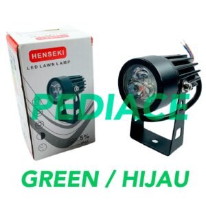Lampu Spotlight Sorot LED 3W 220V HIJAU Indoor Outdoor Waterproof