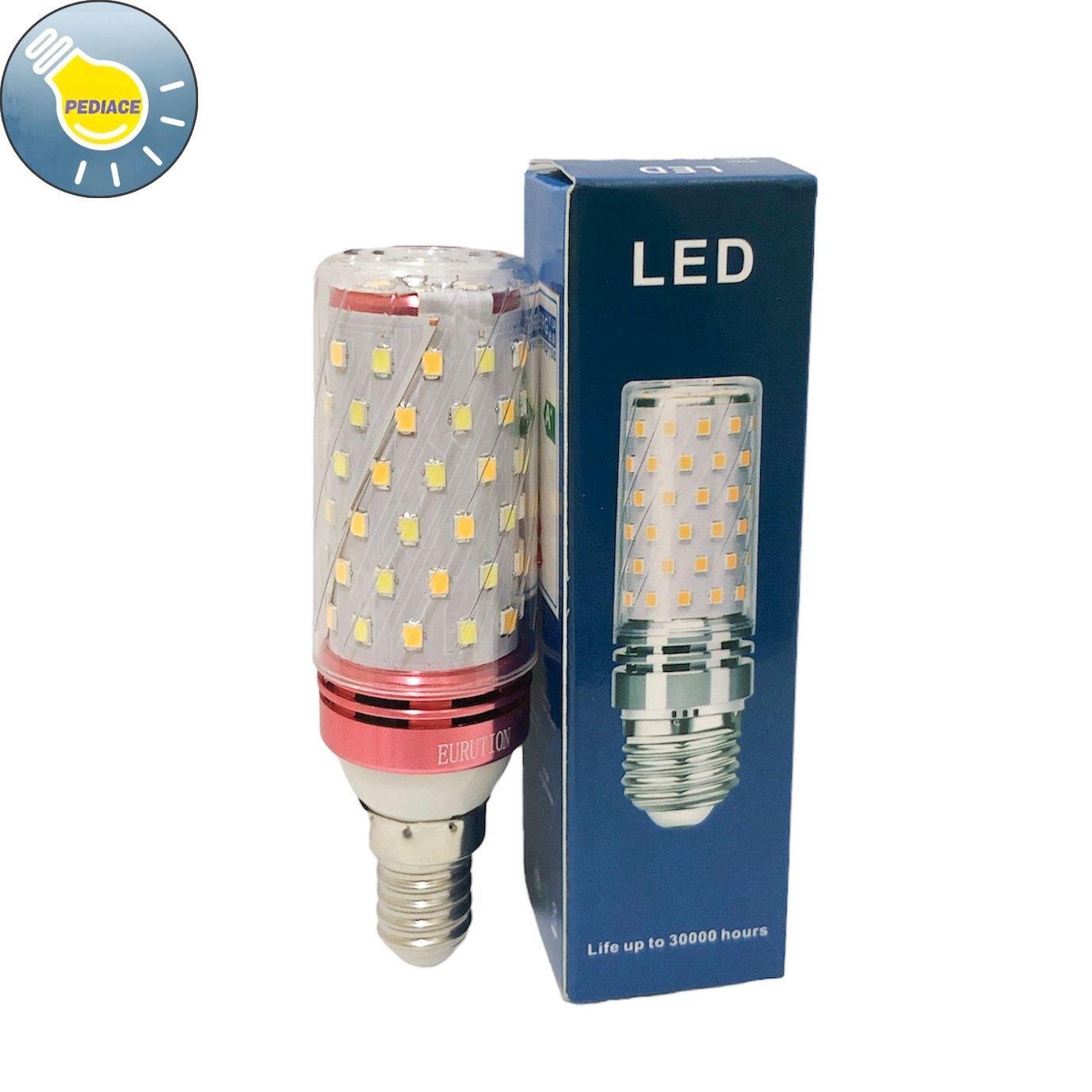 Lampu Candle LED 16 Watt Fitting E14 EURUTION 3 Warna 3 Color Lamp Tricolor