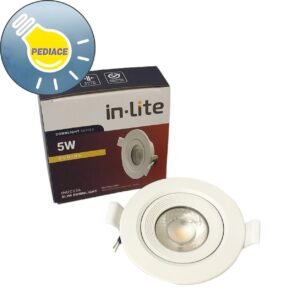 Lampu Slim Downlight 5 WATT Inbow INLITE INDC236 - WARMWHITE 3000K
