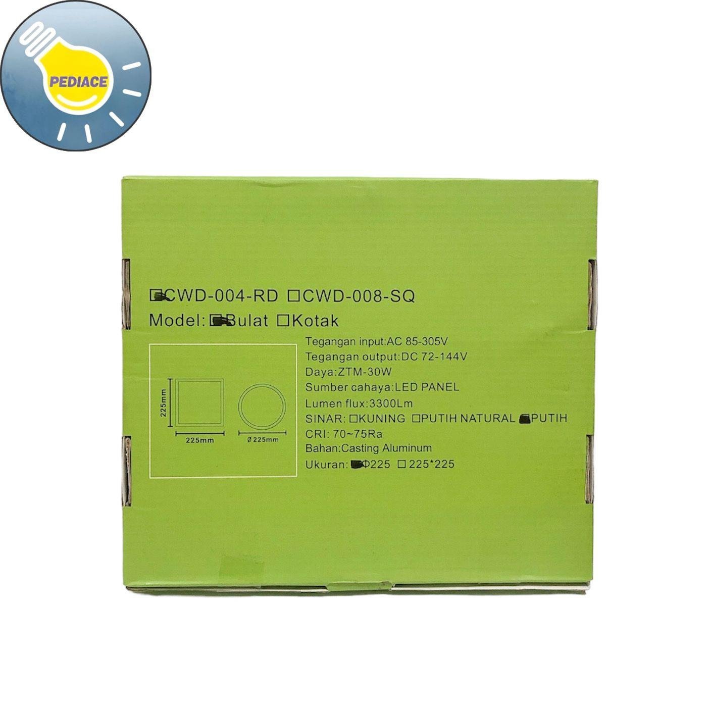 Lampu LED Panel Downlight 30W KIM Bulat Outbow Tempel 30 Watt Cahaya Putih - Image 5