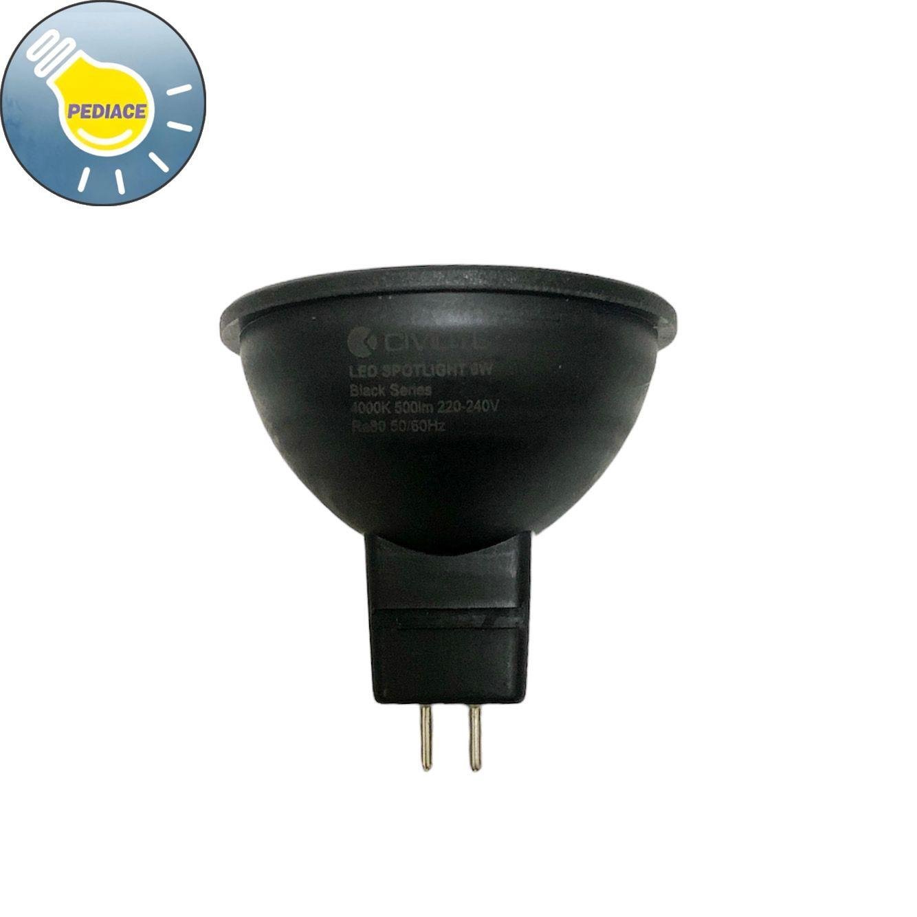 Lampu LED 6W Spotlight MR16 CIVILITE Black Series Cahaya Natural 4000K - Image 4