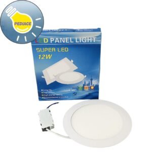 Lampu LED Panel Light Bulat 12W SUPER LED Inbow SNI - WHITE 6000K