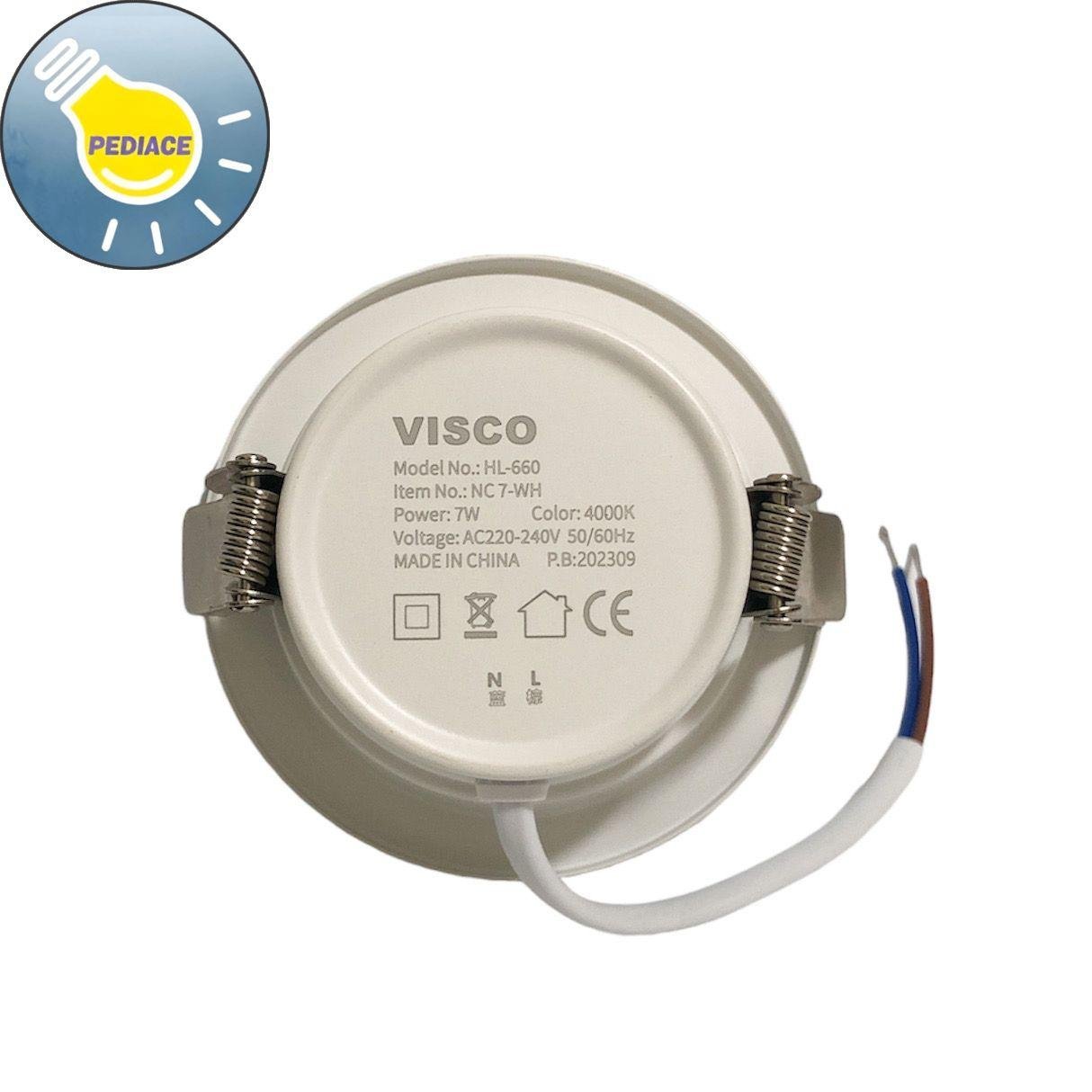 Lampu Downlight Inbow 7 Watt VISCO RoHs HL-660 Natural 4000K - Image 3