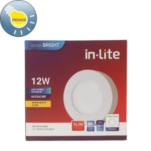 Lampu LED Panel Light Bulat 12 Watt Inlite Outbow SNI WARM WHITE 3000K