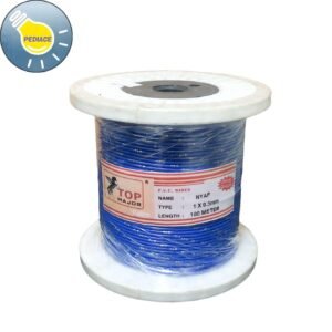 Kabel Serabut NYAF 0.5mm TOP MAJOR 1 Roll 100 Meter - Biru