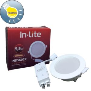 Lampu Downlight 5.5W INLITE INDS602R Inbow Slim Downlight Kuning 3000K