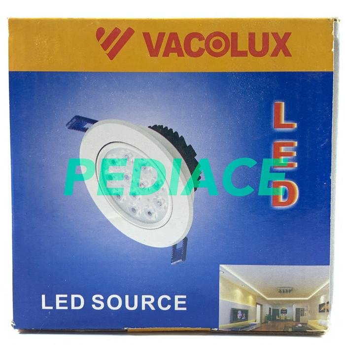 Lampu Downlight LED 12 Watt 12 Mata VACOLUX VL-1112 Putih 6500K - Image 3
