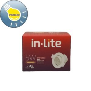 LAMPU LED SPOTLIGHT MINI DOWNLIGHT INLITE 5W INDC232 - Kuning 3000K
