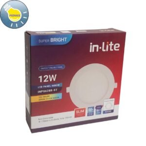 Lampu Downlight LED Panel 12W Inbow INLITE INPS628R-ST TRI COLOR