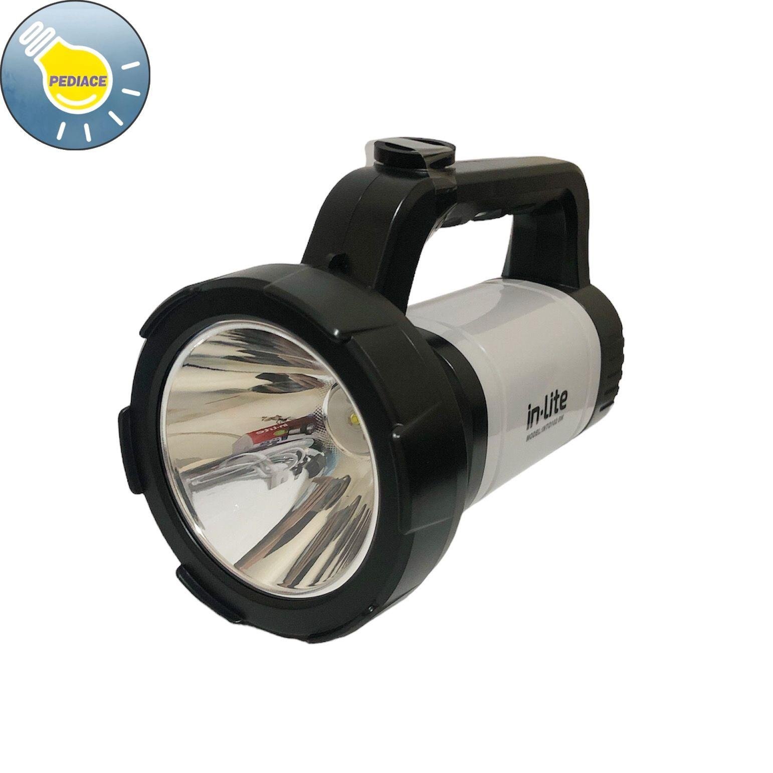 Lampu Senter 5W INLITE Rechargeable Torch Light INTO102 Cool Daylight / Putih 6500K - Image 3