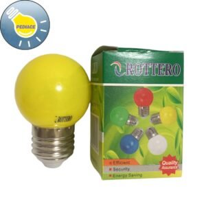 Lampu LED Bulb Dekorasi 1W E27 ROTTERO 1 Watt Lampu Hias 80lm - Kuning